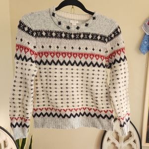 J. Crew Fair Isle Sweater, Size M